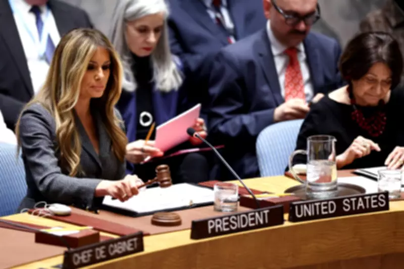 Melania Trump Chairs UN Security Council, Advocates for Children's Education Amid Iran Strike