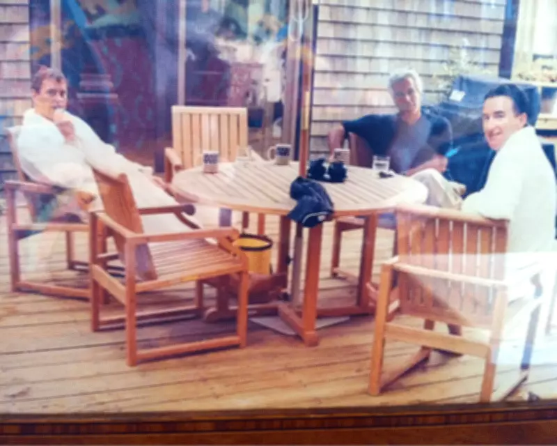 New Photo Shows Andrew, Mandelson with Epstein in Bathrobes