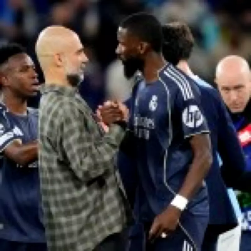 Pep Guardiola Blows Kisses at Real Madrid's Rudiger in Heated Post-Match Clash