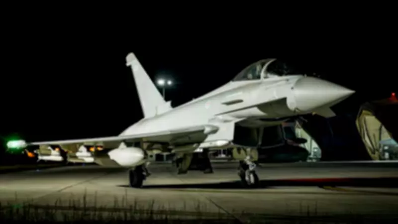 RAF Typhoons Intercept Drones Over Jordan and Bahrain in Middle East Operations