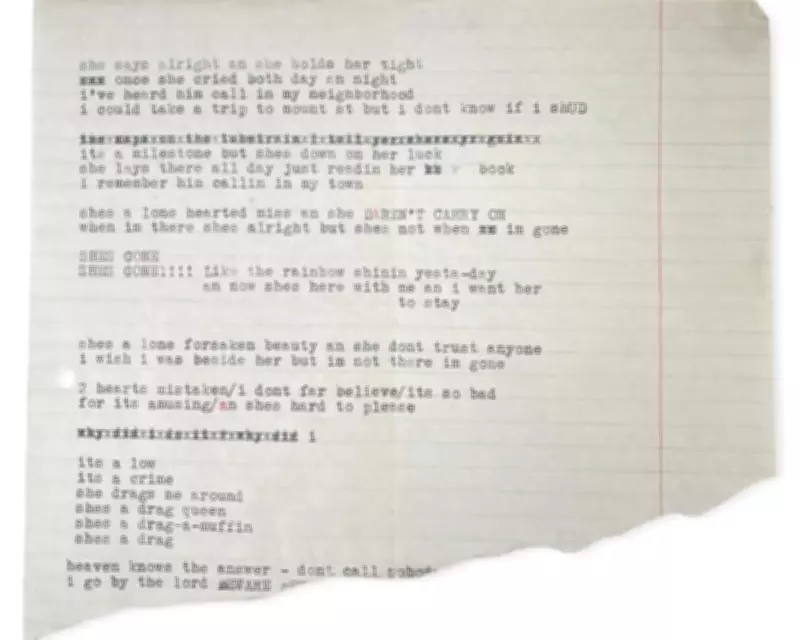 Rare Bob Dylan Draft Lyrics Found in Allen Ginsberg Book to Auction