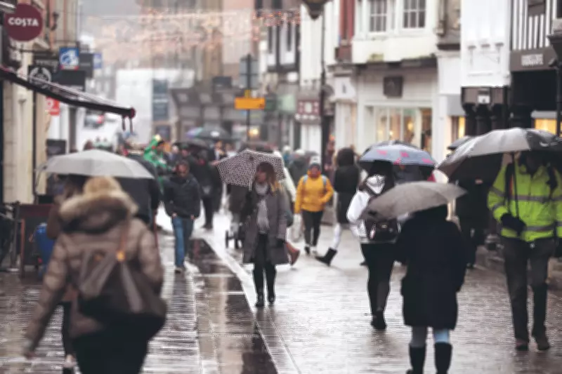 Record Rainfall Drives Shoppers Away from High Streets, Retailers Face Mounting Costs