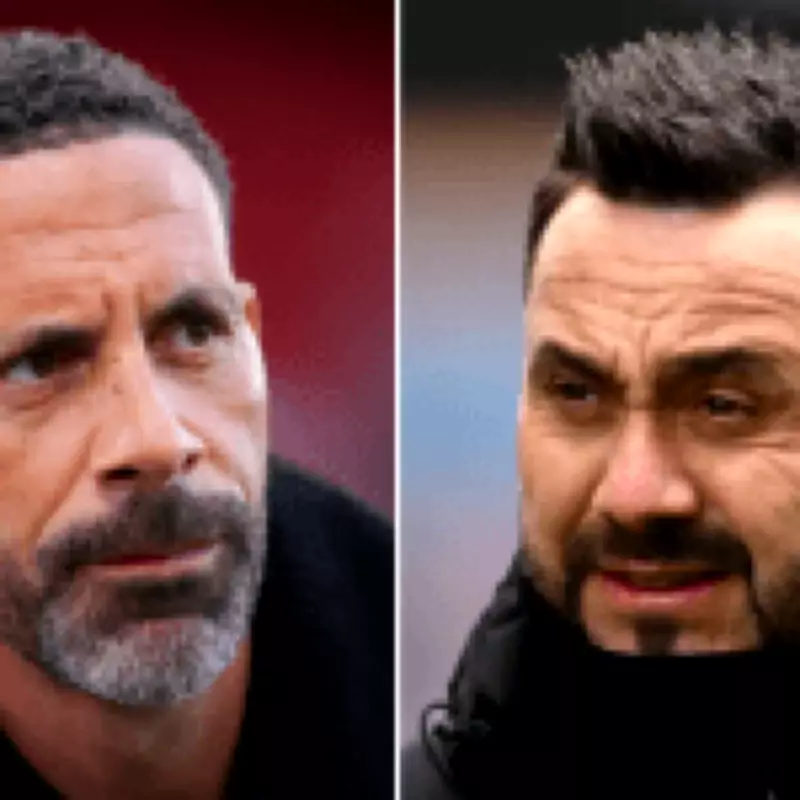 Rio Ferdinand Warns Roberto De Zerbi Against Tottenham Hotspur Managerial Role