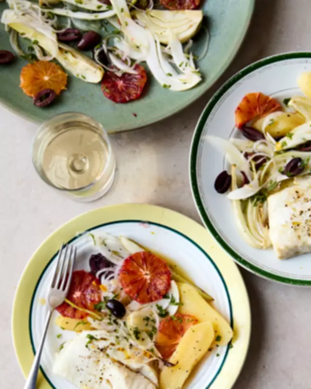Rosie Healey's Spring Recipes: Baked Hake and Beetroot Salad