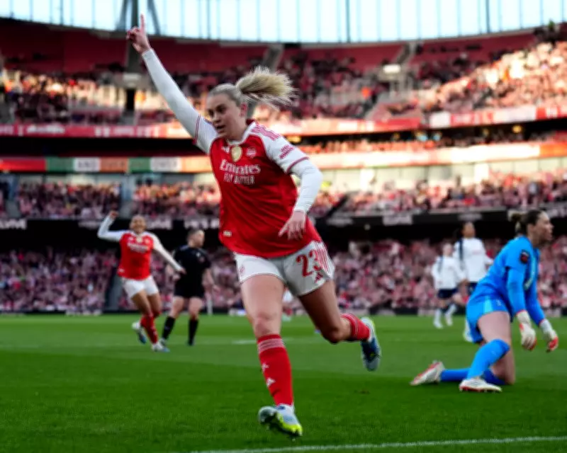 Russo's Hat-Trick Powers Arsenal to Second Place in WSL Derby Victory