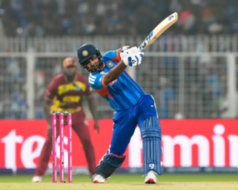 Samson's 97* Powers India Past West Indies, Sets Up England Semi-Final Clash