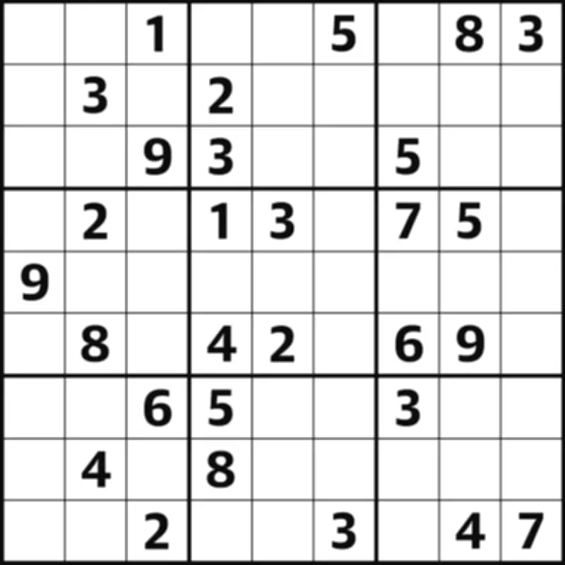 Sudoku 7236: A Gentle Puzzle for a Relaxing Day
