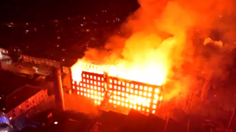 Teen Arrested for Arson After Historic Silk Mill Fire in Staffordshire