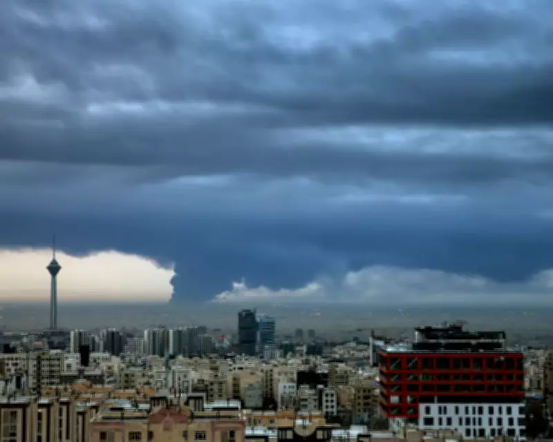Tehran's Toxic Cloud: Israeli Strikes Trigger Health Crisis from Oil Fires