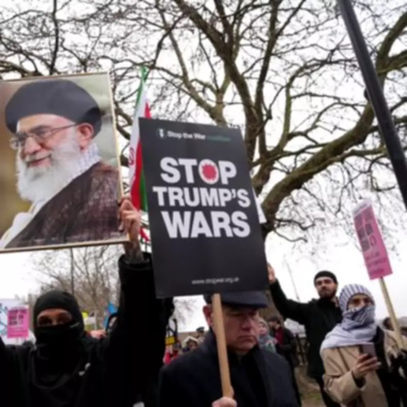 Thousands March in London Demanding End to US-Israeli Strikes on Iran