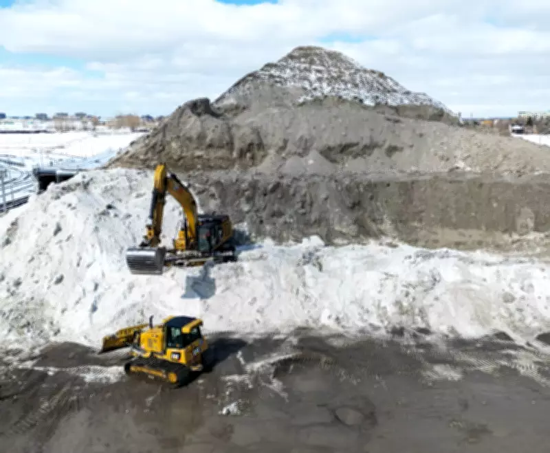 Toronto's Toxic Snow Mountains: Environmental Crisis Looms as Cities Battle Winter