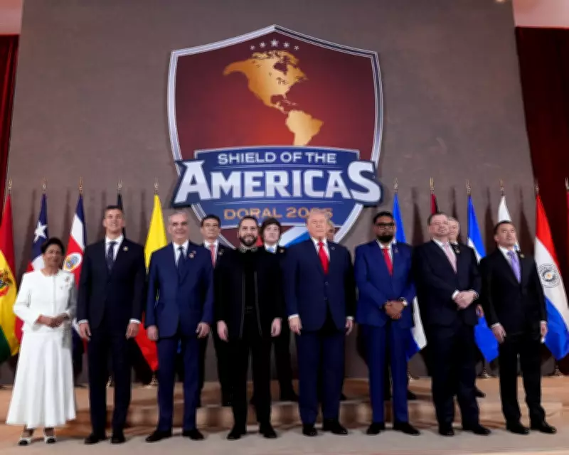Trump Hosts 'Shield of Americas' Summit with 12 Latin American Leaders in Florida