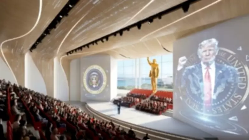 Trump Unveils Gold-Laden AI Vision for Presidential Library in Miami