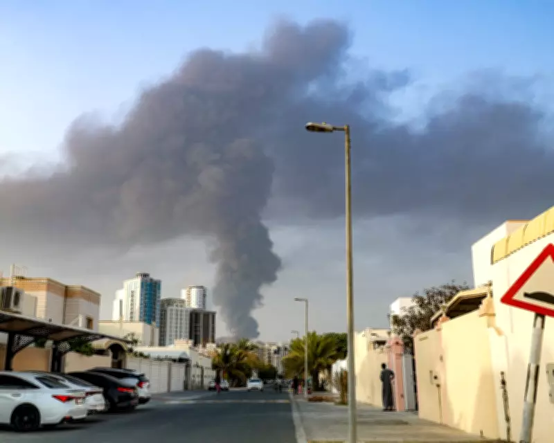 UAE Industrial Zone Explosion Signals Regional Conflict Spillover from US-Israel-Iran Tensions