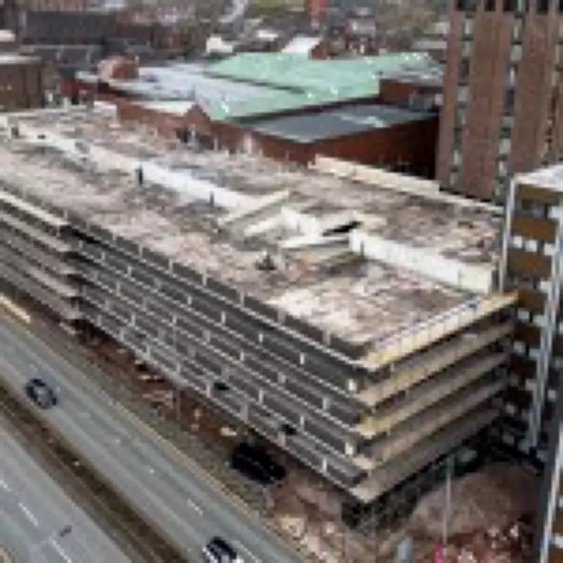UK's First 'Dystopian' Car Park to Flats Conversion Underway in Staffordshire