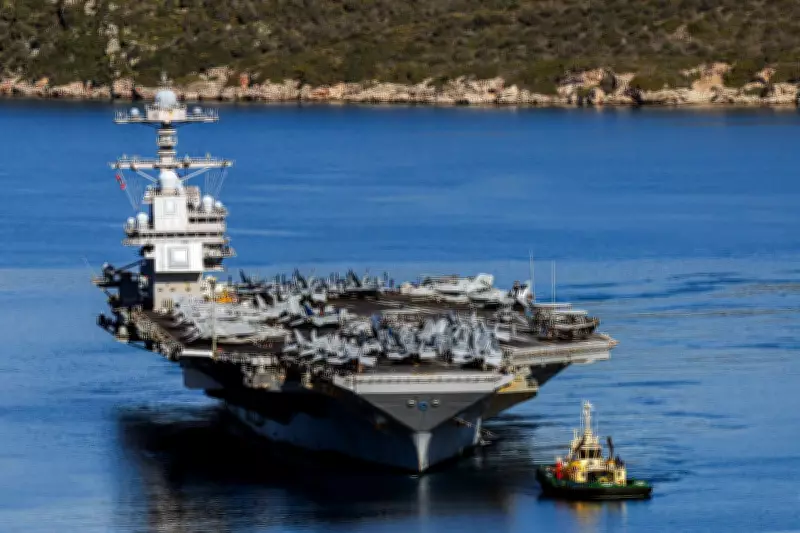 USS Gerald R. Ford Heads to Crete for Repairs After Fire and Toilet Issues