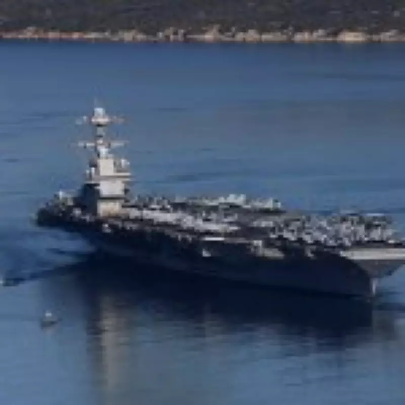 USS Gerald R. Ford, World's Largest Aircraft Carrier, Catches Fire in Red Sea