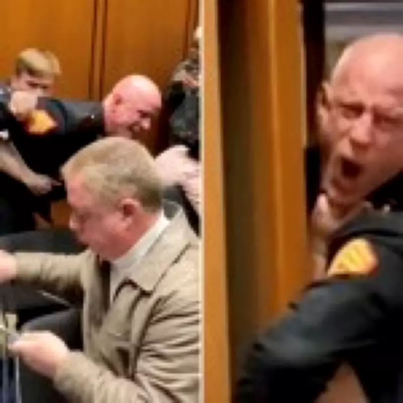 Veteran's Arm Breaks During Capitol Protest Removal, Senator Involved