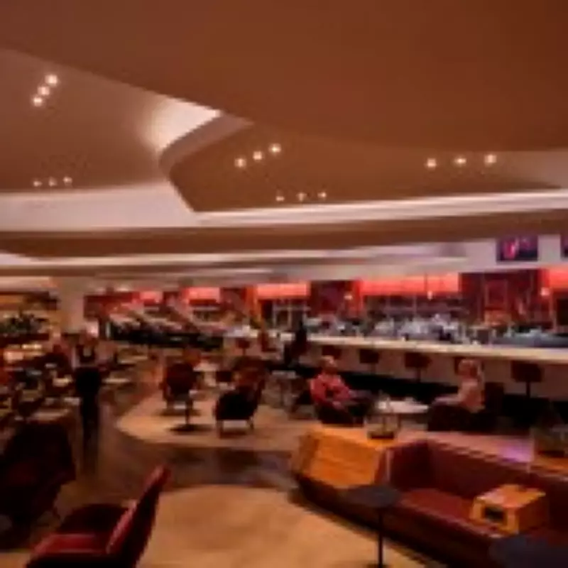 Virgin Atlantic's Heathrow Lounge Transformed with Cinema and Light Pods