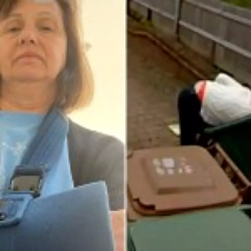 Woman Fractures Shoulder After Tumbling Into Recycling Bin During Cleaning