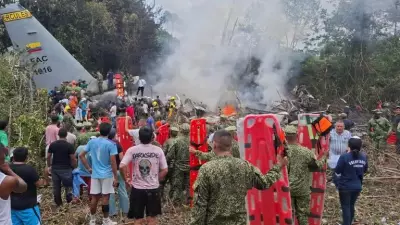 Colombian Military Plane Crash Kills at Least 34, Dozens Rescued