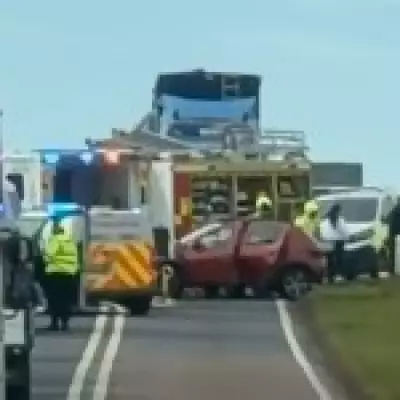 Elderly Driver Dies in Fife Collision, Two Children Hospitalized