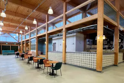 Ilford's Mercato Metropolitano Reborn as Community-Focused Maison Noor Food Court