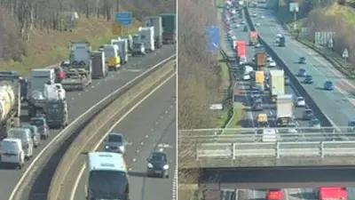 M80 Motorway Shut for Over 14 Hours After Serious Crash, 17-Mile Diversions in Place