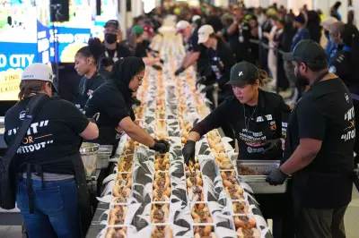Philadelphia Airport Sets World Record with 1,200-Foot Cheesesteak Line