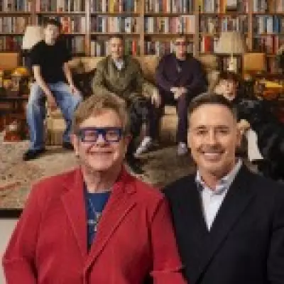 Sir Elton John's Family Portrait Unveiled at National Portrait Gallery
