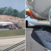 Air India Express Plane Skids on Runway After Nose Wheel Detaches in Phuket