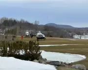 Canadian Ice Fishers' Dramatic Rescue After Ice Shelf Breaks Away