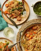 Chantelle Nicholson's Easter Vegetable Recipes: Roasted Carrot Crumble and Broccoli