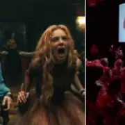 Cinema Horror Fans Drenched in Fake Blood at 'Ready or Not 2' Screening