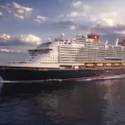 Disney's Largest Cruise Ship Sets Sail with 250-Metre Sea Roller Coaster