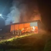 Ilford Hay Barn Engulfed in Massive Blaze, Horses Rescued by Firefighters