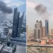 Kamikaze Drone Attack Strikes Dubai's Financial Hub Amid Iran Retaliation