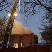 Major Fire Engulfs Derelict Croydon Sports Centre, 70 Firefighters Respond
