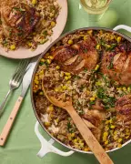 Ping Coombes' Baked Honey Soy Chicken Rice: A Flavorful One-Pot Wonder