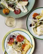 Rosie Healey's Spring Recipes: Baked Hake and Beetroot Salad
