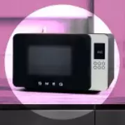 SMEG's Retro Microwave Transforms Kitchen's Most-Used Appliance