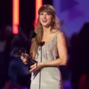 Taylor Swift's Mint Green Corset Steals Spotlight at iHeartRadio Awards Debut