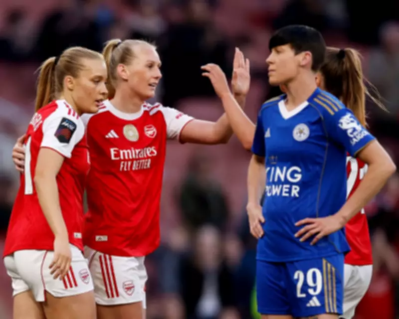 Arsenal Crush Leicester 7-0 to Keep WSL Title Pressure on Manchester City