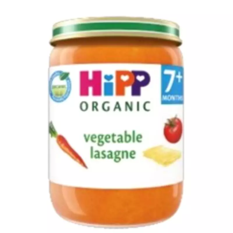Baby Food Recall: HiPP Organic Vegetable Lasagne Pulled for Undeclared Allergen