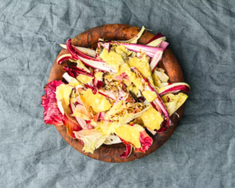Blue Cheese Rind Vinaigrette: Transforming Food Waste into Flavor
