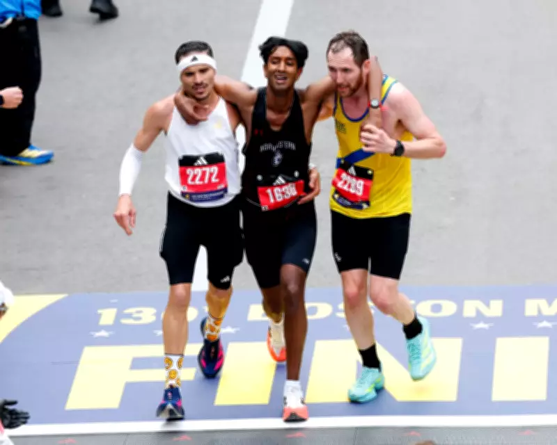 Boston Marathon's Heartwarming Finish: Runners Aid Struggling Competitor