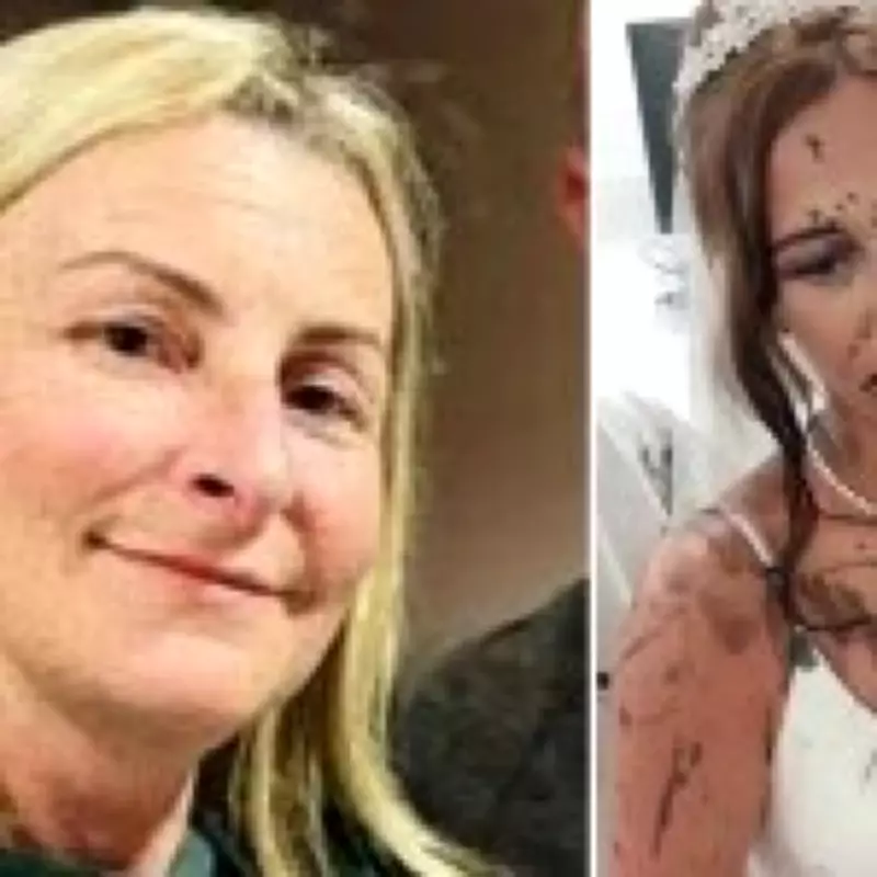 Bride Covered in Black Paint by Sister-in-Law on Wedding Day