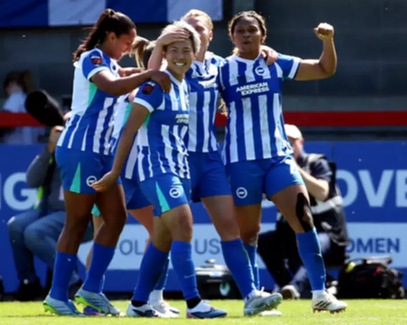 Brighton Stun Manchester City 3-2 in WSL Title Race Twist