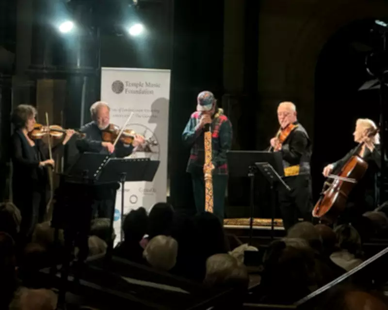 Brodsky Quartet and Didgeridoo Artist William Barton Unite Hemispheres at Temple Church