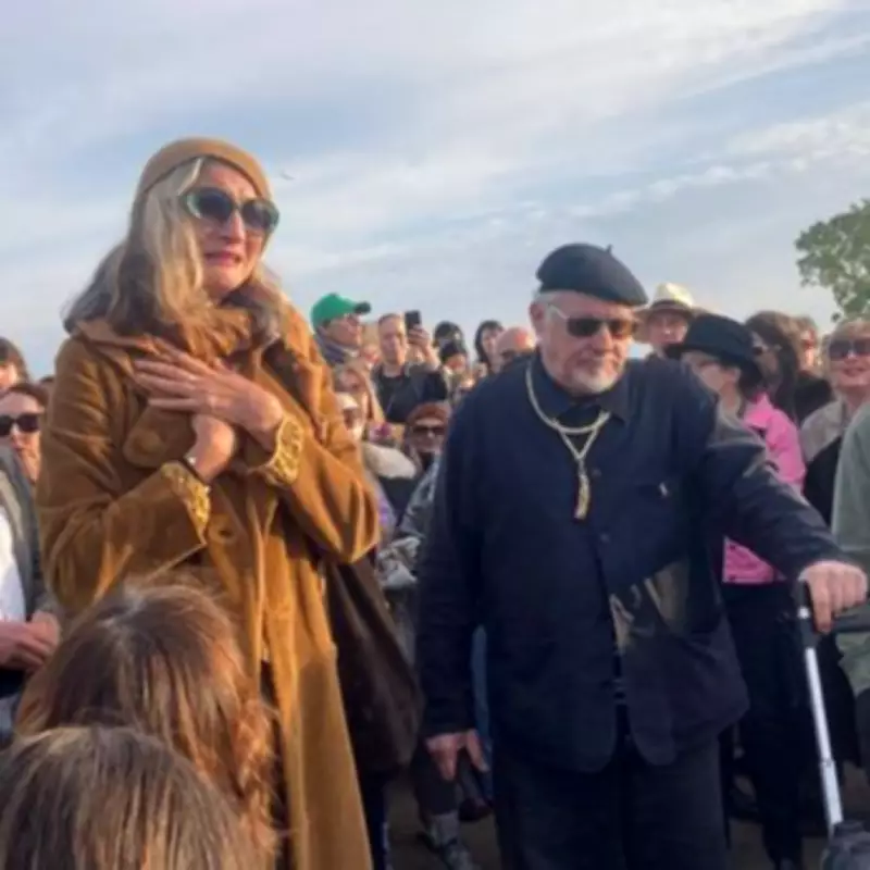 Celebrities Join Vigil for Stabbed Film Student Finbar Sullivan in Primrose Hill